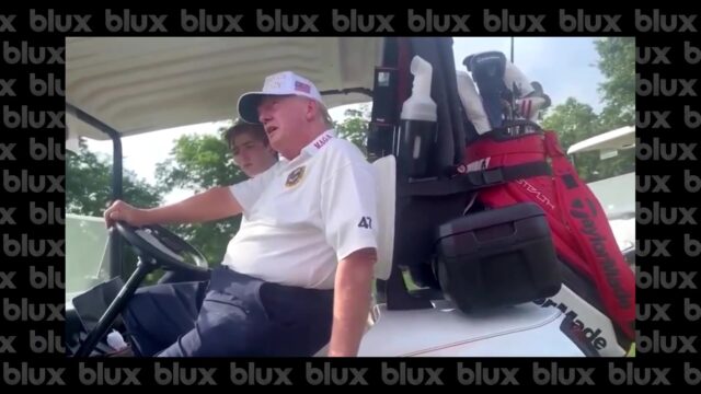 Donald Trump on Golf Cart – Kamala Harris is Pathetic