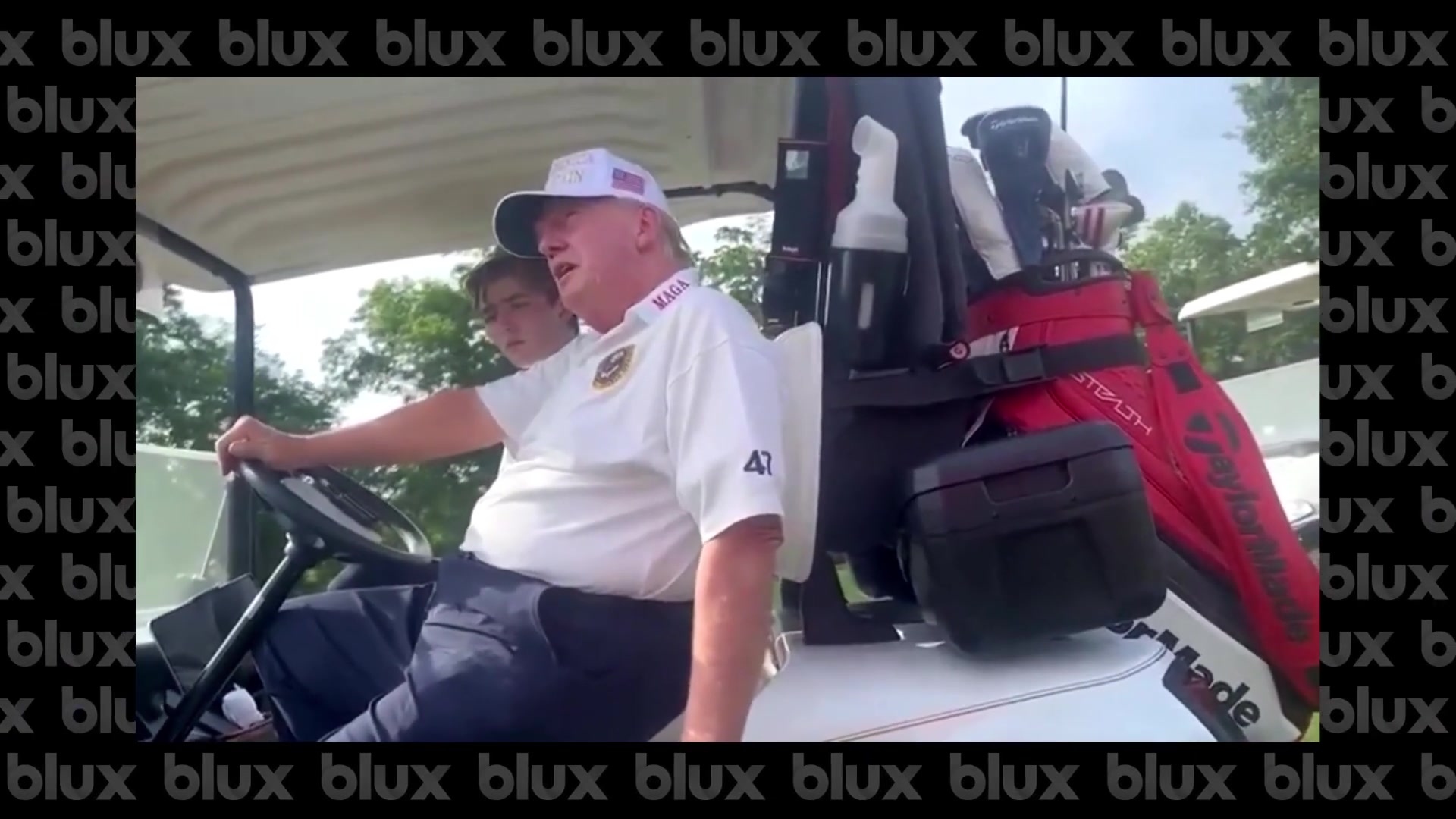 Donald Trump on Golf Cart – Kamala Harris is Pathetic